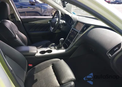 2017 Infiniti Q50 3.0T Red Sport 400/3.0T Signature Edition from USA, damaged, VIN JN1FV7AR2HM870101